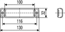 Load image into Gallery viewer, Hella 8645 Series 12V Amber Side Marker Lamp