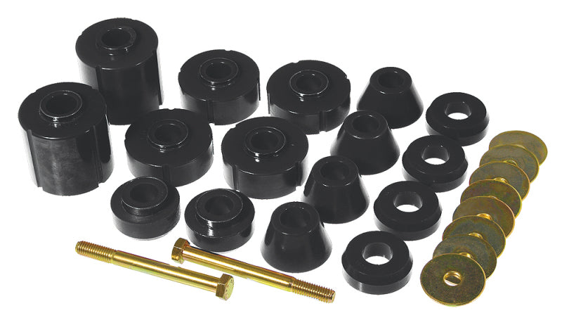 Prothane 75-79 GM 1/2 / 3/4 / 1T 2/4wd Body Mount - Black