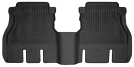 Husky Liners 19-24 Jeep Wrangler JLU WeatherBeater Second Row Black Floor Liners - GTR Auto