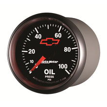 Load image into Gallery viewer, Autometer Sport-Comp II GM 52mm 0-100 PSI Mechanical Oil Pressure Gauge