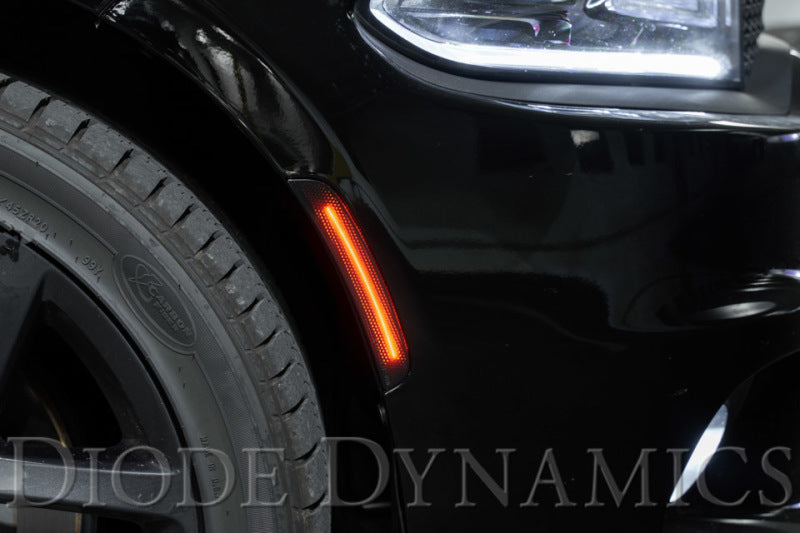 Diode Dynamics 15-21 Dodge Charger LED Sidemarkers for - Smoked (set)