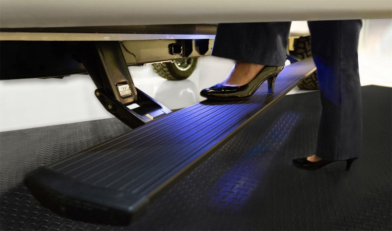 AMP Research 2020 Ford F150 /250/350/450 PowerStep Running Boards Plug N Play - Black - GTR Auto
