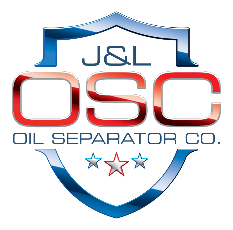 J&L 07-14 Ford Mustang GT500 Oil Separator 3.0 Passenger Side (Remote Mount) - Clear Anodized