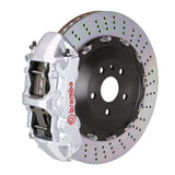 Brembo 06-11 ML63 (W164) Front GT BBK 6 Piston Cast 405x34 2pc Rotor Drilled-Silver