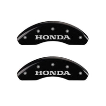 Load image into Gallery viewer, MGP 4 Caliper Covers Engraved Front &amp; Rear i-Vtec Black finish silver ch