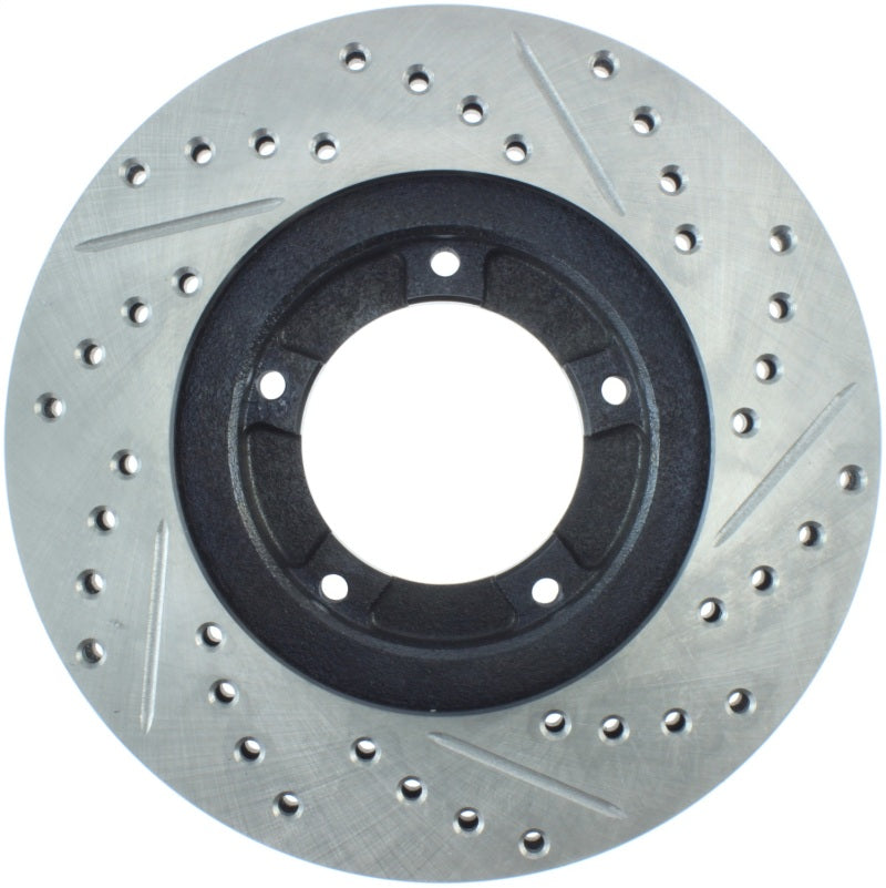 StopTech 95-04 Toyota Tacoma Right Front Slotted & Drilled Rotor