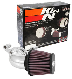 K&N 01-15 Harley-Davidson Touring 96 / 103 / 08-15 Bright AirCharger Performance Intake