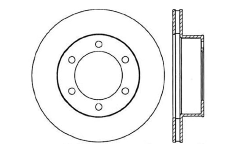 StopTech Drilled Sport Brake Rotor