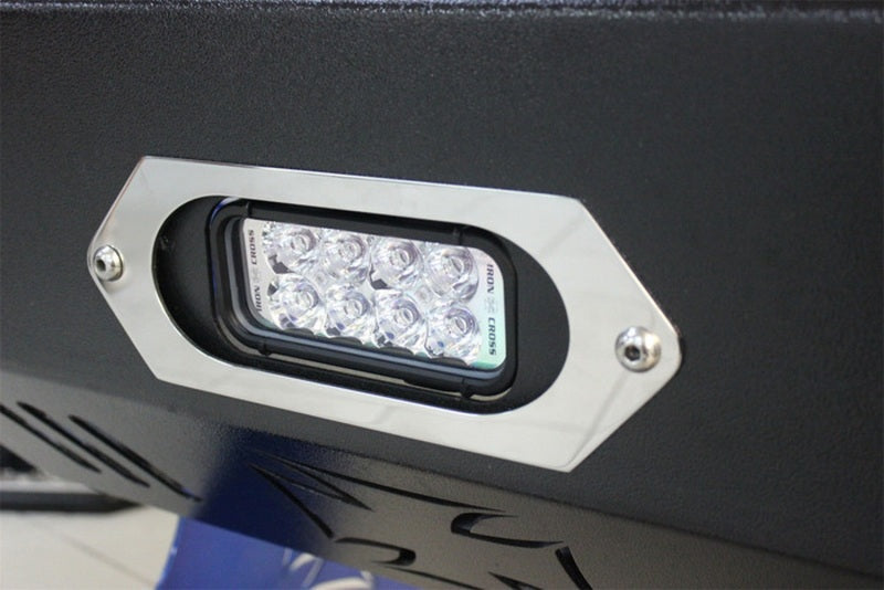 Iron Cross 6in Rectangular Center Light Bracket w/Light