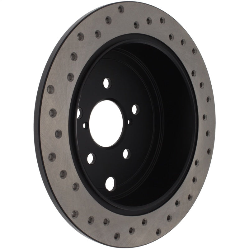 StopTech 08-14 WRX Drilled Left Rear Cryo Rotor