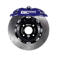 Load image into Gallery viewer, EBC Racing 12-17 Ford Fiesta ST (Mk7) Blue Apollo-4 Calipers 330mm Rotors Front Big Brake Kit