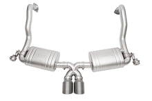 Load image into Gallery viewer, SOUL 15-16 Porsche 981 GT4 / Spyder Valved Exhaust - Slash Cut Titanium Tips