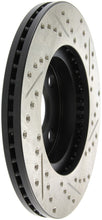 Load image into Gallery viewer, StopTech 04-07 Scion xA / 04-06 xB SportStop Slotted &amp; Drilled Right Front Rotor