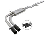 aFe Rebel Series 3in to 2.5in 409 SS Cat-Back Exhaust w/ Black Tips 09-18 GM Silverado/Sierra 5.4L