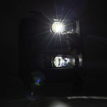 Load image into Gallery viewer, AlphaRex 16-18 Chevy 1500HD LUXX LED Proj Headlights BK w/Seq Actvn Light / SeqSig (Req PN 810023)