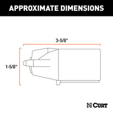 Load image into Gallery viewer, Curt 7-Way RV Blade Connector Plug (Trailer Side Black Plastic)