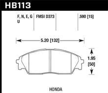 Load image into Gallery viewer, Hawk 88-91 Honda Civic 4WD / 90-91 CRX Si Blue 9012 Race Front Brake Pads