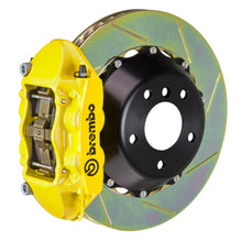 Load image into Gallery viewer, Brembo 04-11 612 Scaglietti Rear GT BBK 4 Piston Cast 380x28 2pc Rotor Slotted Type-1- Yellow