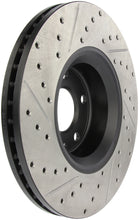 Load image into Gallery viewer, StopTech 05-10 Audi A6 (Not Quattro) / 05-08 A6 Quattro 3.2L Slotted &amp; Drilled Left Front Rotor