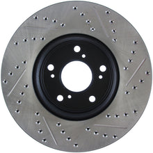 Load image into Gallery viewer, StopTech Slotted &amp; Drilled Sport Brake Rotor Front Right 13 Honda Accord Sport