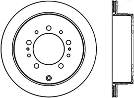 StopTech 08-11 Lexus LX570 Slotted & Drilled Rear Left Rotor
