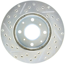 Load image into Gallery viewer, StopTech Select Sport 96-00 Honda Civic DX/HX Coupe Slotted and Drilled Left Front Rotor