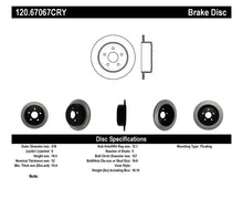 Load image into Gallery viewer, Stoptech 07-14 Jeep Wrangler Performance Rear Cryo Brake Rotor