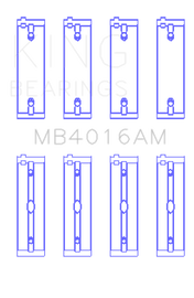 King Engine Bearings Mitsubishi 181CI 3.0L 6G72 V6 (Size +0.25) Main Bearing Set