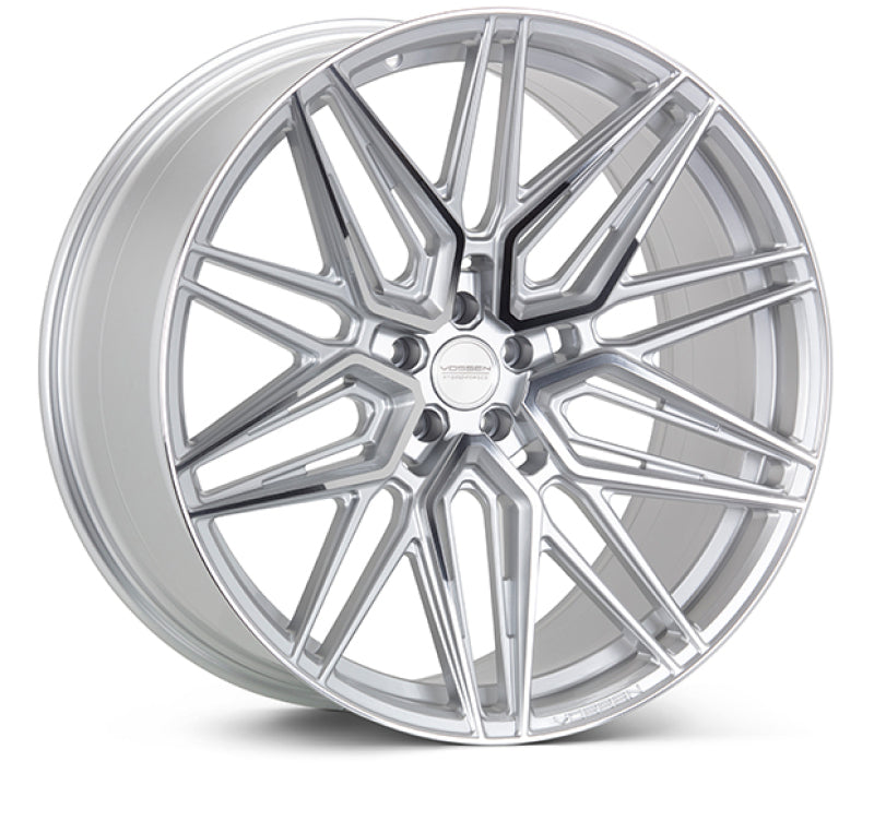 Vossen HF-7 19x8.5 / 5x112 / ET30 / Flat Face / 66.5 - Silver Polished Wheel