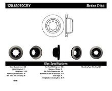 Load image into Gallery viewer, Stoptech 99-04 Ford F-350 Rear Premium Cryostop Brake Rotor