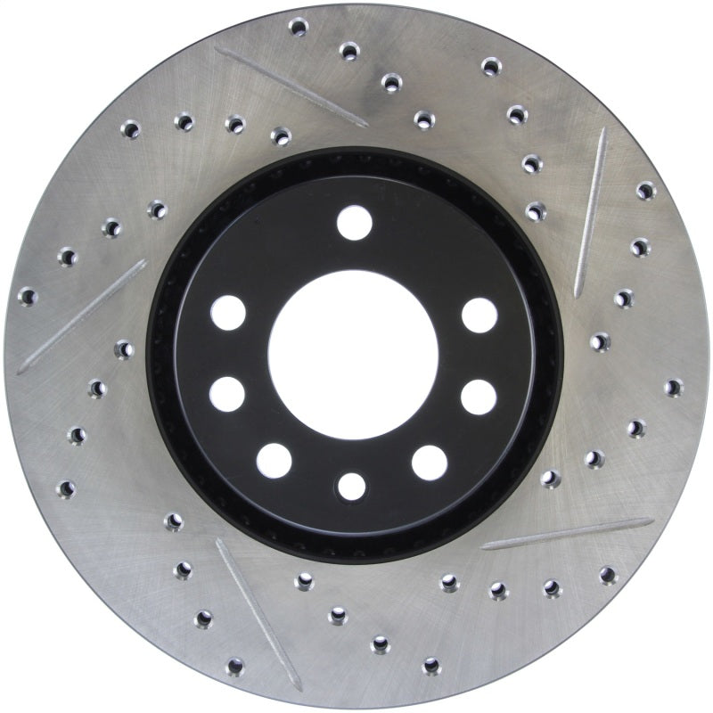 StopTech 03-09 Saab 9-3 Slotted & Drilled Left Front Rotor