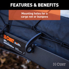 Load image into Gallery viewer, Curt 48in x 20in Tray-Style Cargo Carrier (Fixed 1-1/4in Shank w/2in Adapter)