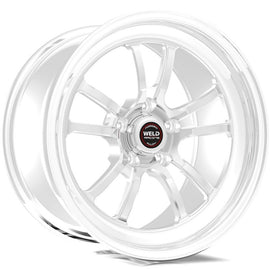 Weld S70 RT-S 17x10.5in / 5x120 BP / 7.7in. BS - Polished Center - Polished Shell Wheel