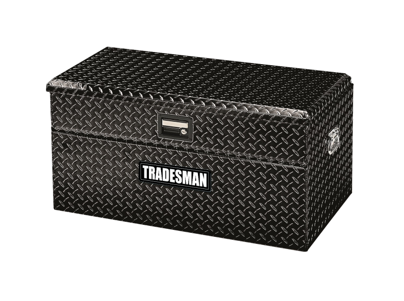 Tradesman Aluminum Flush Mount Truck Tool Box (40in.) - Black