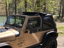 Load image into Gallery viewer, Rampage 18-21 Jeep Wrangler (JL) Unlimited Frameless TrailView Fastback Soft Top Kit - Black Diamond