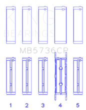 Load image into Gallery viewer, King Engine Bearings Ford Powerstroke 6.0L/6.4L Diesel (Size +0.25mm) Crankshaft Main Bearing Set