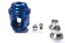 Load image into Gallery viewer, Tial QRJ Blow-Off Valve - Includes Inlet and Outlet Flanges 1in Hose Clamp Style - Blue