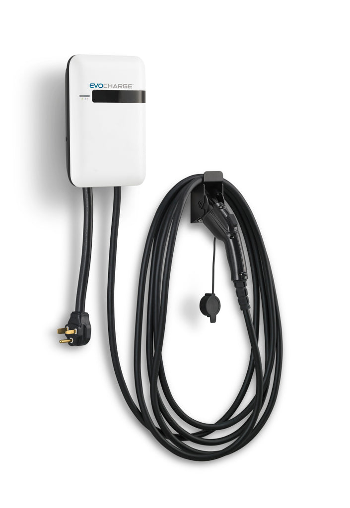 EvoCharge EVSE Single Port Wall 25ft Cable