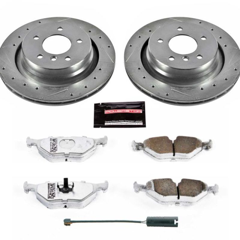 Power Stop 95-99 BMW M3 Rear Z26 Street Warrior Brake Kit