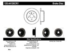 Load image into Gallery viewer, Stoptech 02-06 Lexus ES Premium Rear CryoStop Brake Rotor