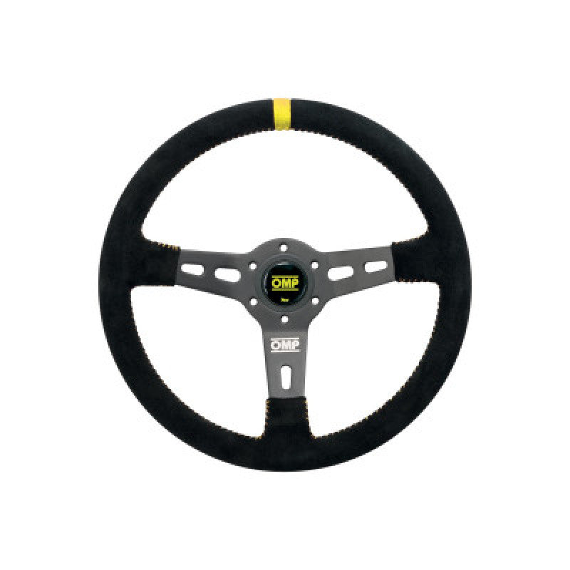 OMP RS Steering Wheel Black/Yellow D 350