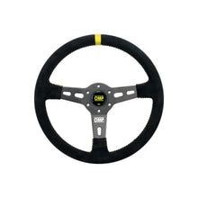 Load image into Gallery viewer, OMP RS Steering Wheel Black/Yellow D 350