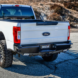 Westin 17-21 Ford F-250/350 HDX Bandit Rear Bumper - Black - GTR Auto