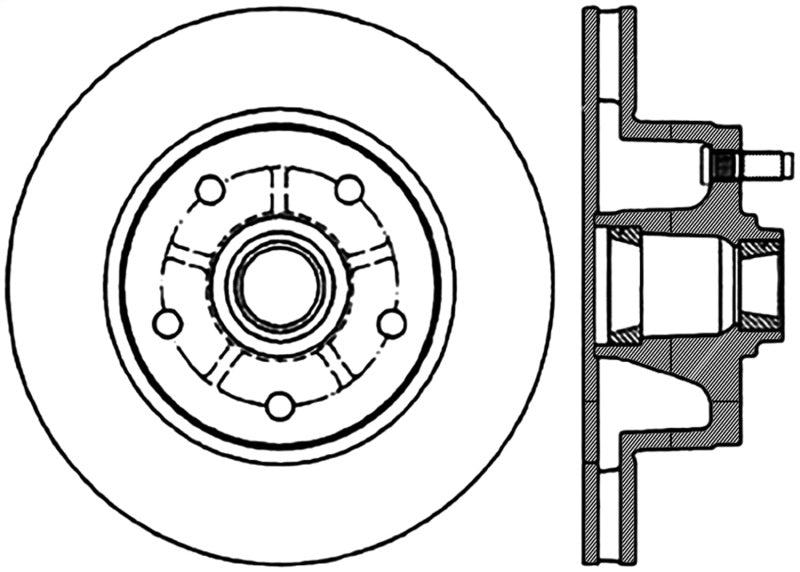 StopTech Slotted & Drilled Sport Brake Rotor