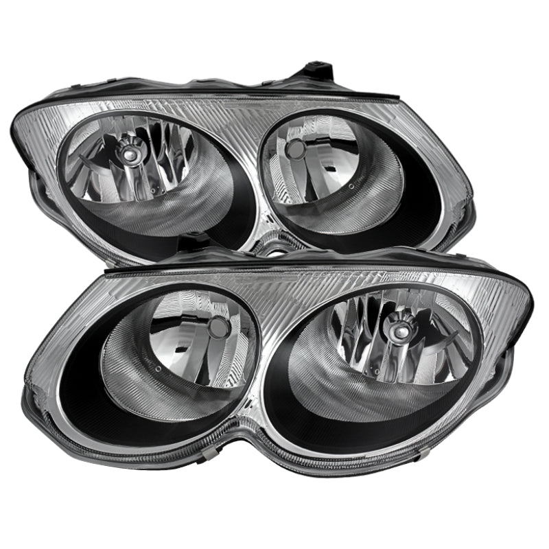 Xtune Chrysler 300M 1999-2004 (Not Hid Model) Crystal Headlights Chrome HD-JH-CHR300M99-C