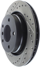 Load image into Gallery viewer, StopTech Power Slot 00 BMW 323 / 01-07 325 / 99-00 328 Series Rear Right Drilled &amp; Slotted Rotor