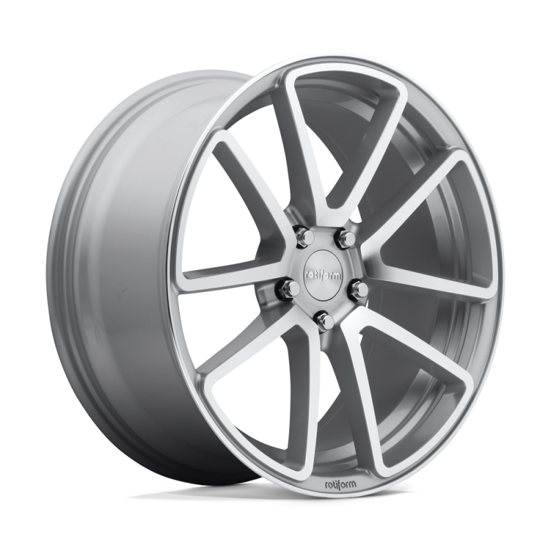 Rotiform R120 SPF Wheel 18x8.5 5x120 35 Offset - Gloss Silver Machined