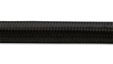 Vibrant -16 AN Black Nylon Braided Flex Hose (2 foot roll)