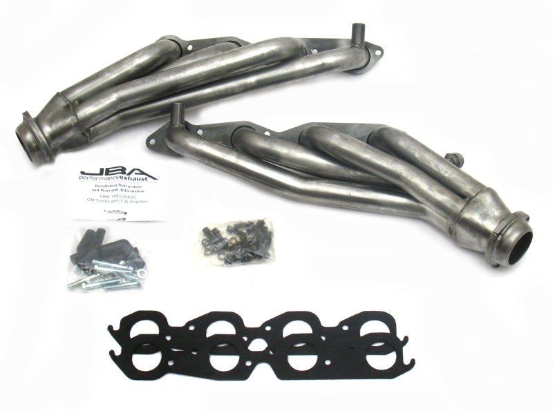 JBA 96-00 GM Truck 7.4L Voretc w/EGR & A.I.R. 1-3/4in Primary Raw 409SS Cat4Ward Header