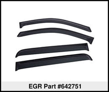 Load image into Gallery viewer, EGR 09+ Dodge F/S Pickup Crew Cab Tape-On Window Visors - Set of 4 (642751)